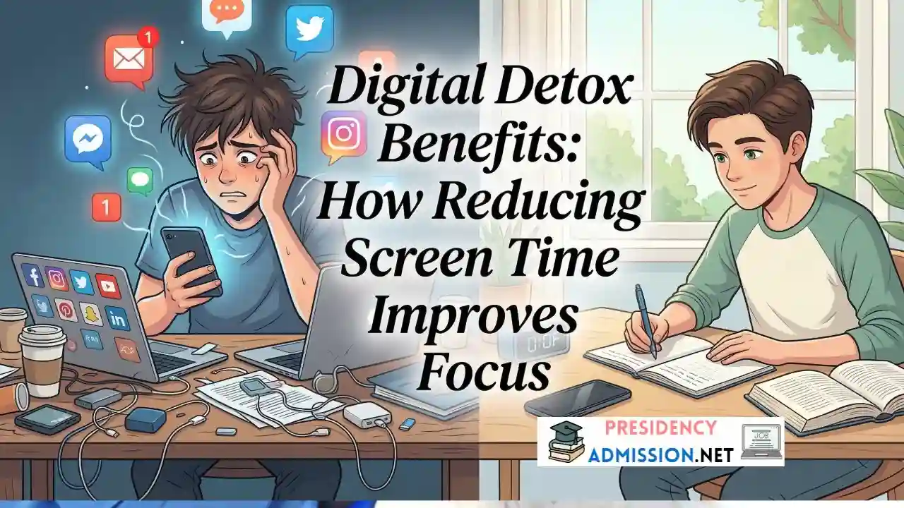 Digital Detox Benefits/How Reducing Screen Time Improves Focus