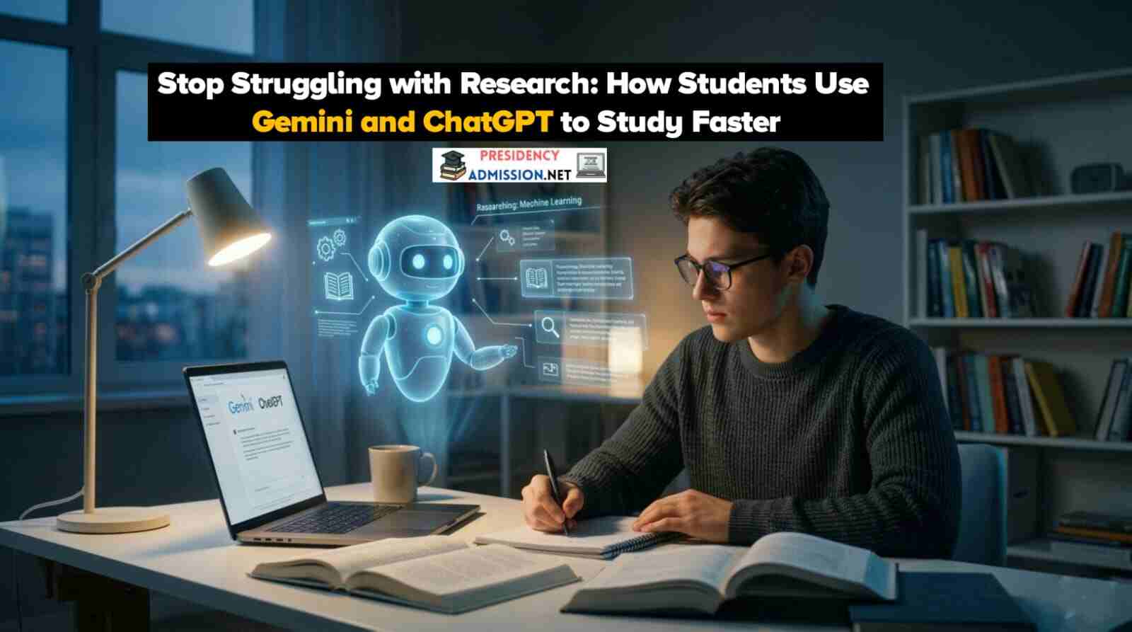 Stop Struggling with Research: How Students Use Gemini and ChatGPT to Study Faster