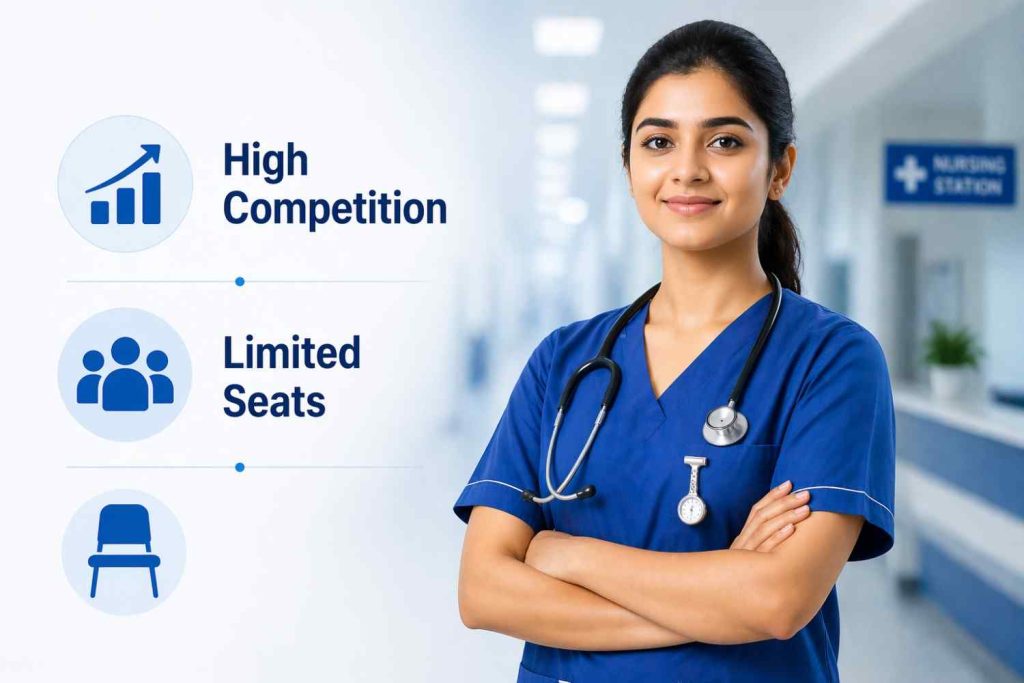 SSUHS CEE 2026 BSc Nursing cutoff insights showing high competition and limited seats