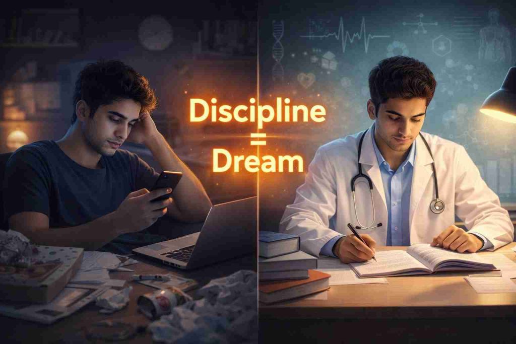 The NEET exam needs discipline.