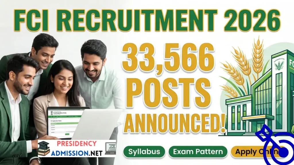 FCI Recruitment 2026: Notification, Eligibility, Exam Pattern, and Details