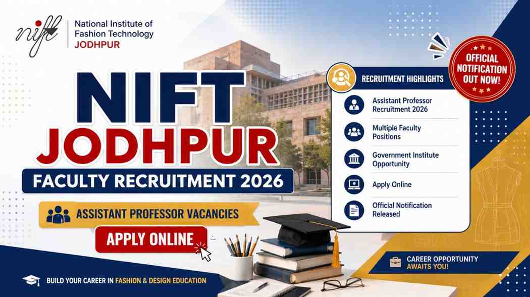 Job Vacancy, nift jhodpur